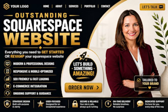 build squarespace website design, redesign squarespace, website development