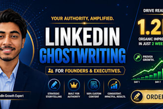 be your linkedin ghostwriter and grow your brand