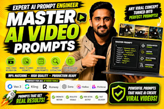 ai master prompt engineer, make any ai viral video prompts