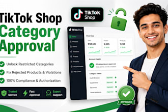 do tiktok shop category approval and unlock restricted product category setup