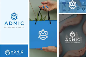 create eye catching insurance agency logo design