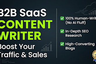be your expert b2b saas and tech content writer