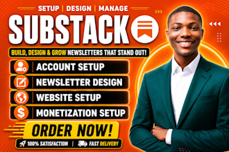 setup substack account manage substack newsletter design, manage substack post
