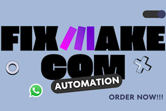 fix make com scenario setup make com automation workflow and fix error