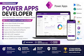 develop custom microsoft power apps and power automate solutions