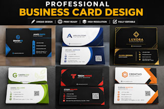 design a professional business card and visiting card