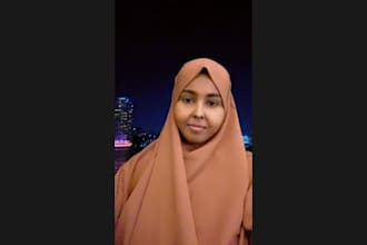 record voiceover with clean female audio vocals and quran