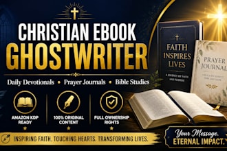 be your christian ebook ghost writer and daily devotional