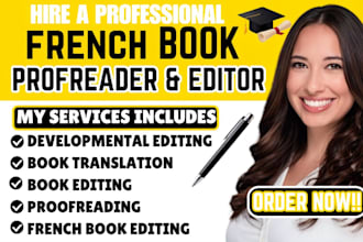 do kdp book editing french book proofreading  and developmental book editing
