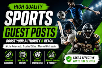 publish sports guest posts on high da general websites