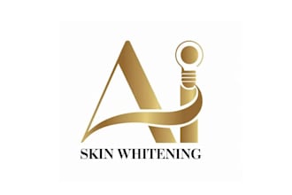 design skin whitening wordmark text logo