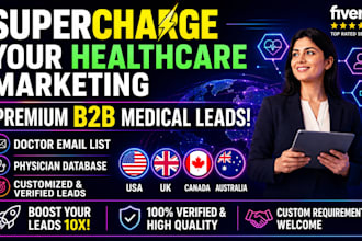 do doctor email list, physician and dentist lead generation tier 1 countries
