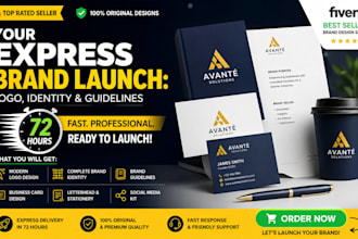 do your express brand launch, logo, identity, and guidelines