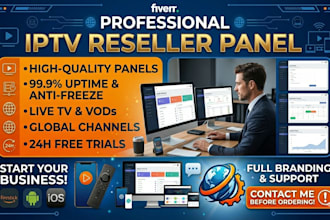 setup reseller panel, strong8k, lion ott, dream4k, mega ott, tivione, trex