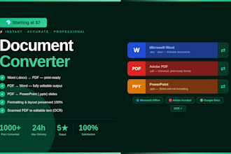 convert word to PDF and PDF to word