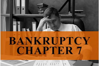 prepare chapter 7 bankruptcy documents and bankruptcy paperwork