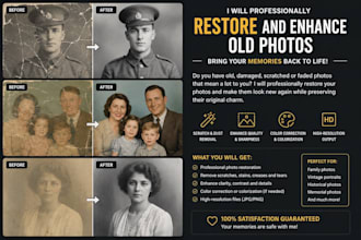 restore old photos and enhance image quality
