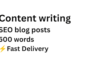 write SEO  friendly blog posts and articles