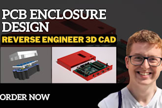 do electronics pcb enclosure design and reverse engineer products from sketch