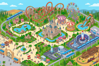 create campground maps, rv park maps, isometric maps and interactive maps