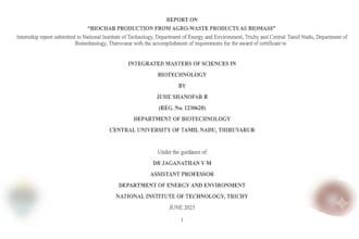 write an internship report