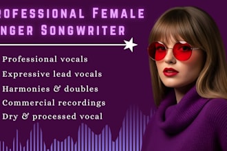 female edm singer recreate song female vocalist, female cover singer remake song
