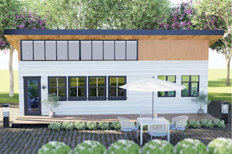 make high quality architectural renders asap