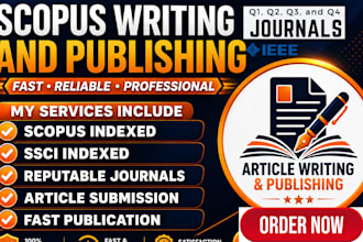 write and publish research article in google scholar, scopus indexed journal