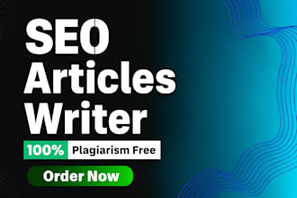 write high quality SEO blog posts and articles for your website