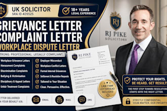 draft grievance letter complaint letter workplace dispute letter as a solicitor