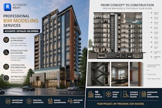 create detailed 3d bim models in autodesk revit