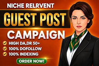 provide manual link building and guest post backlinks