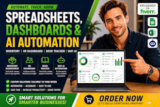 inventory management spreadsheet, hr dashboard, book template tracker, vapi ai
