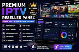 setup reseller panel, strong8k, dream 4k, lion ott, mega ott, trex panel