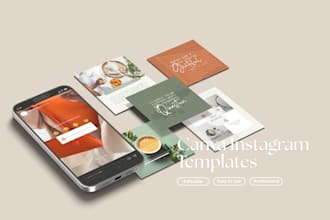 design custom canva instagram templates for your brand