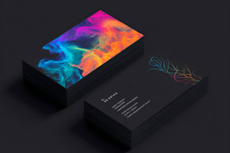 design luxury minimalist business card