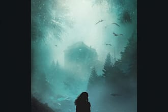 do fantasy book cover, thriller book cover design