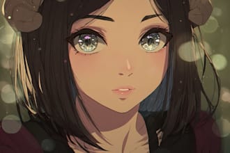 draw anime art and illustration for profile picture or pfp