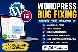 fix wordpress issues, bugs, and design issues