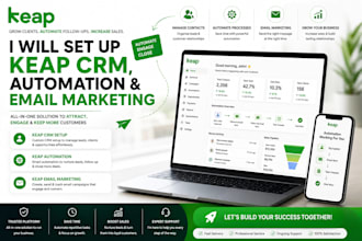 setup keap crm keap automation keap email marketing