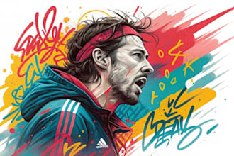 do illustration expresionism art, graffity, abstract