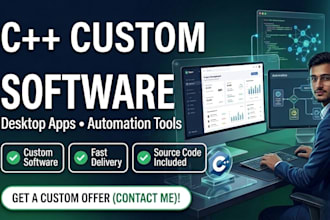build custom cpp desktop applications and automation tools