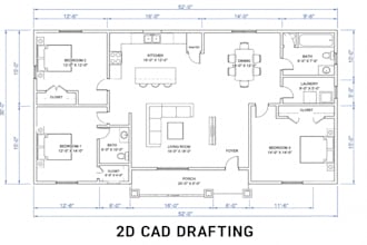 autocad 2d drafting cad drawing technical drawing engineering drawing dwg files