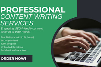 write SEO frequendly articles and blog posts