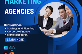 design or redesign social media professional banners for marketing agencies
