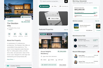 build property management app,real estate, property listing app,house rental app