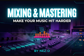 mix and master your hip hop, trap, or boom bap track professionally