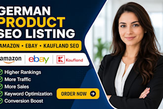 do german amazon product SEO listing, german ebay listing, kaufland listing