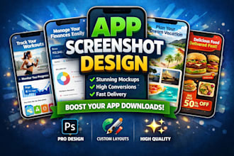 design professional app screenshots