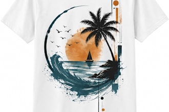 create modern typography t shirt designs for print on demand